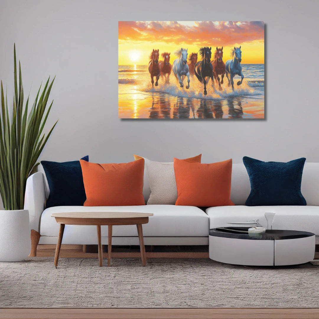 7 horse painting vastu