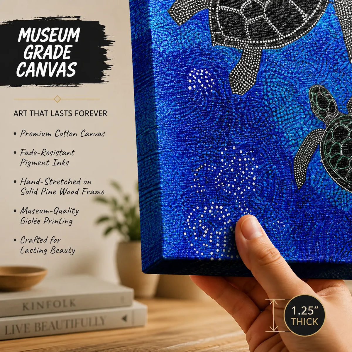 Aboriginal Turtle Painting for wall Decor