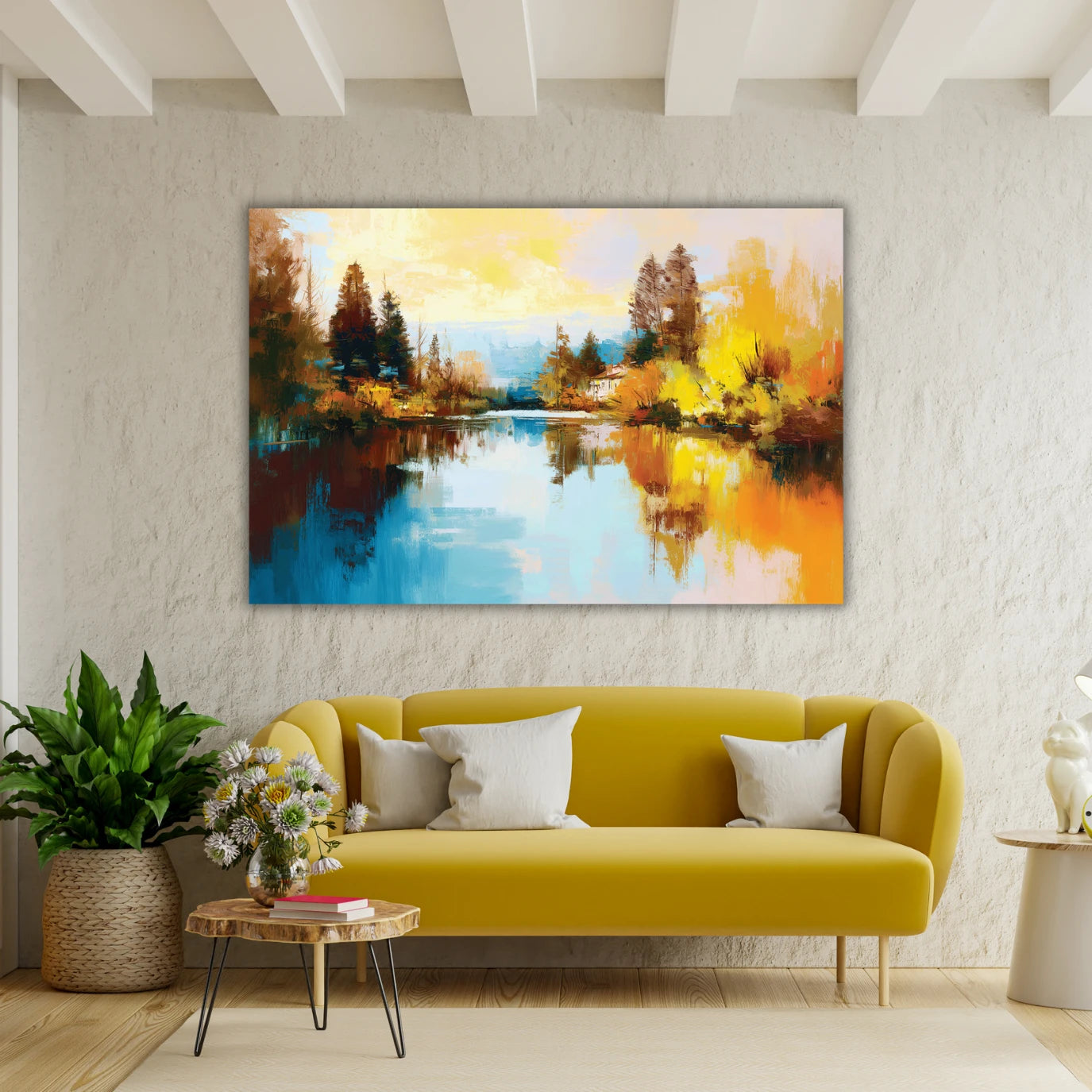 abstract painting for wall