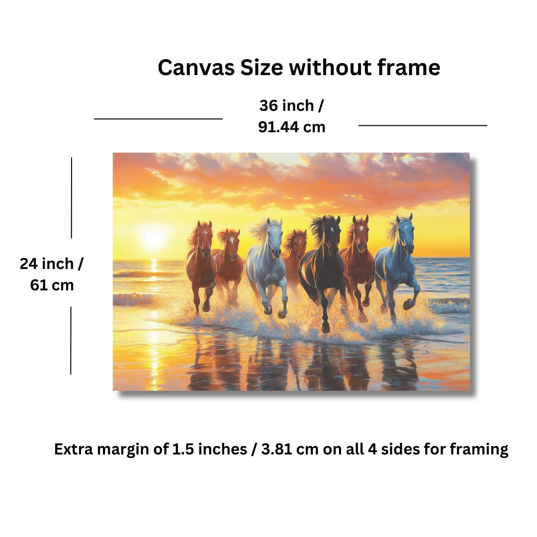 horse painting for home