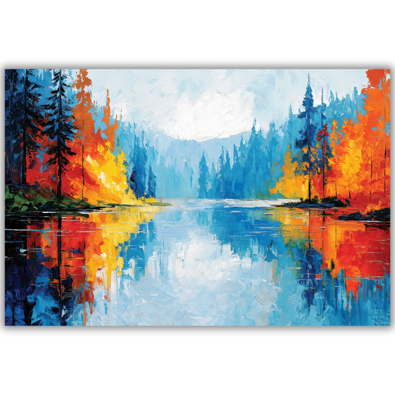 landscape wall painting