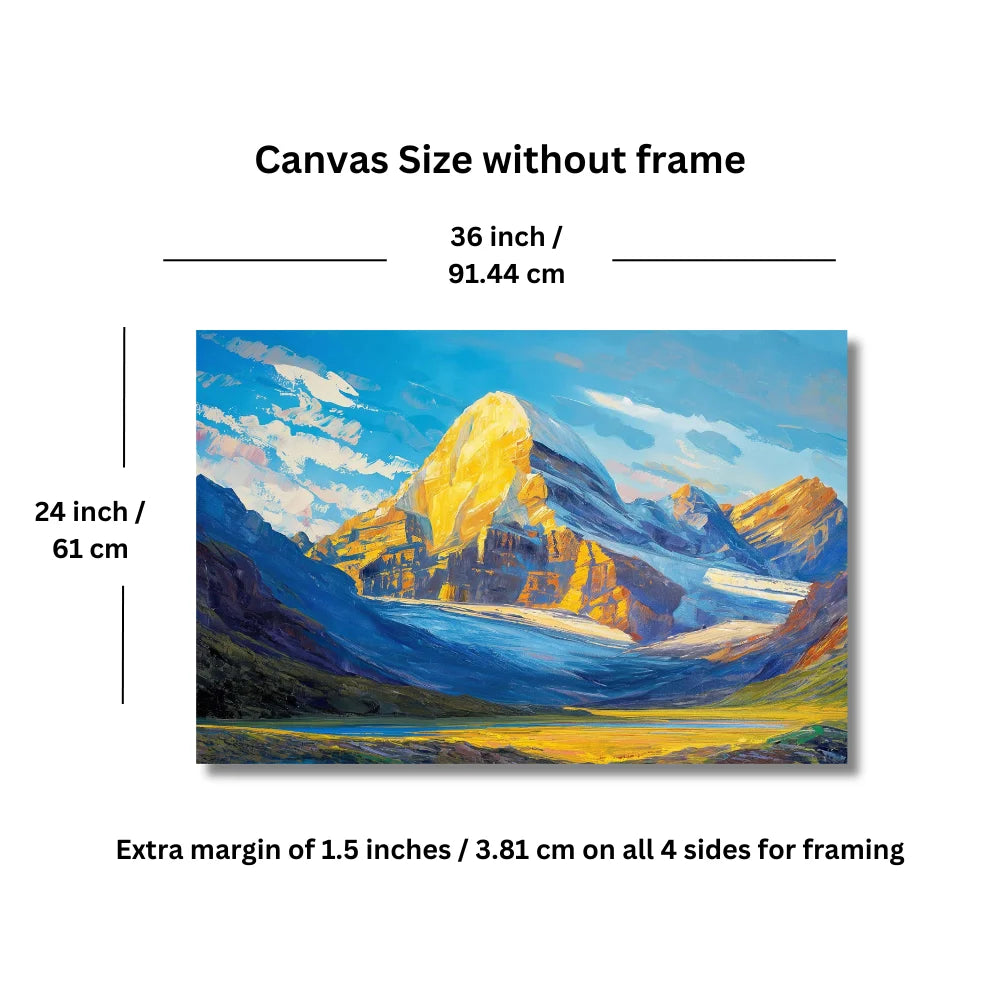 mountain painting