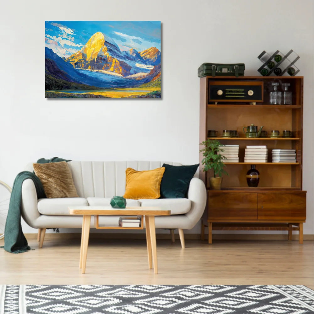 mountain wall painting