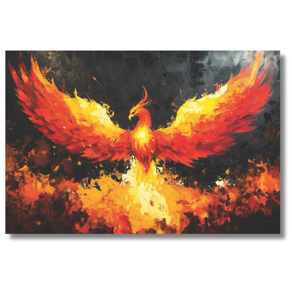 rising phoenix painting
