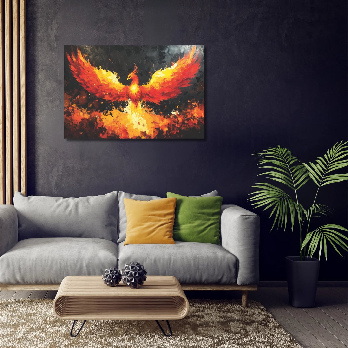 rising phoenix painting as per vastu