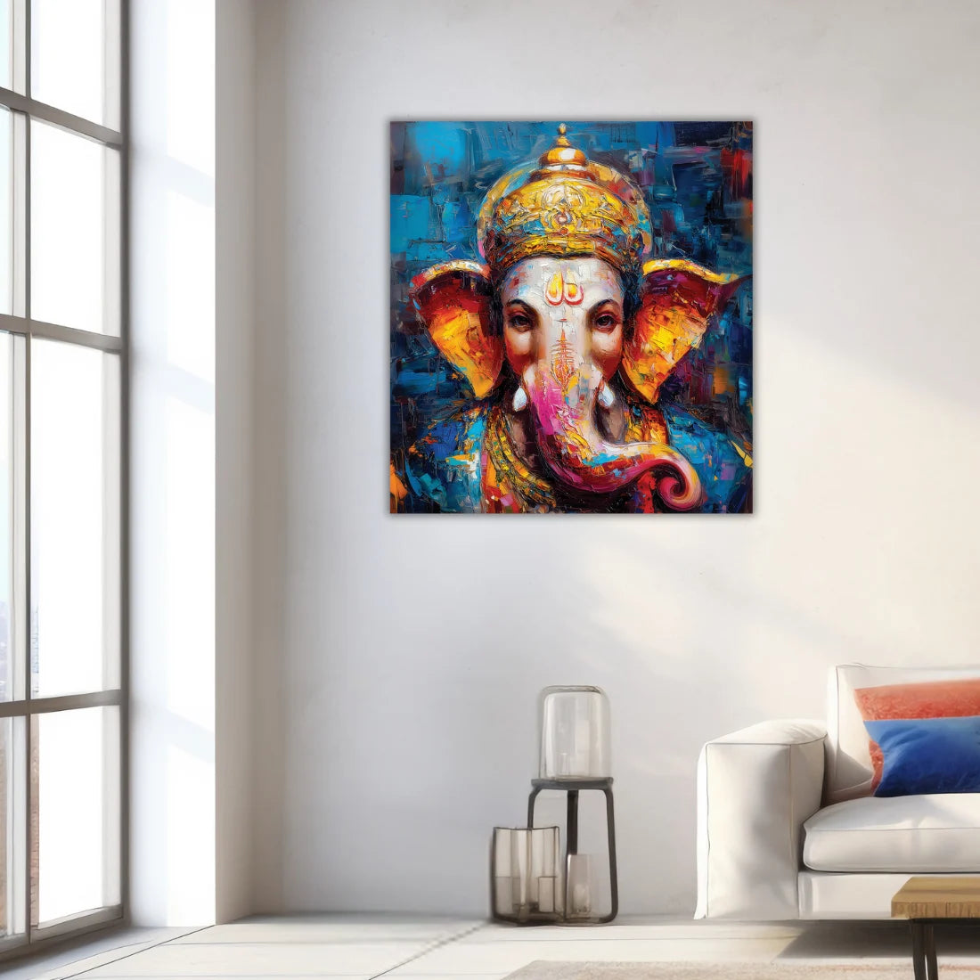 spiritual lord ganesha painting