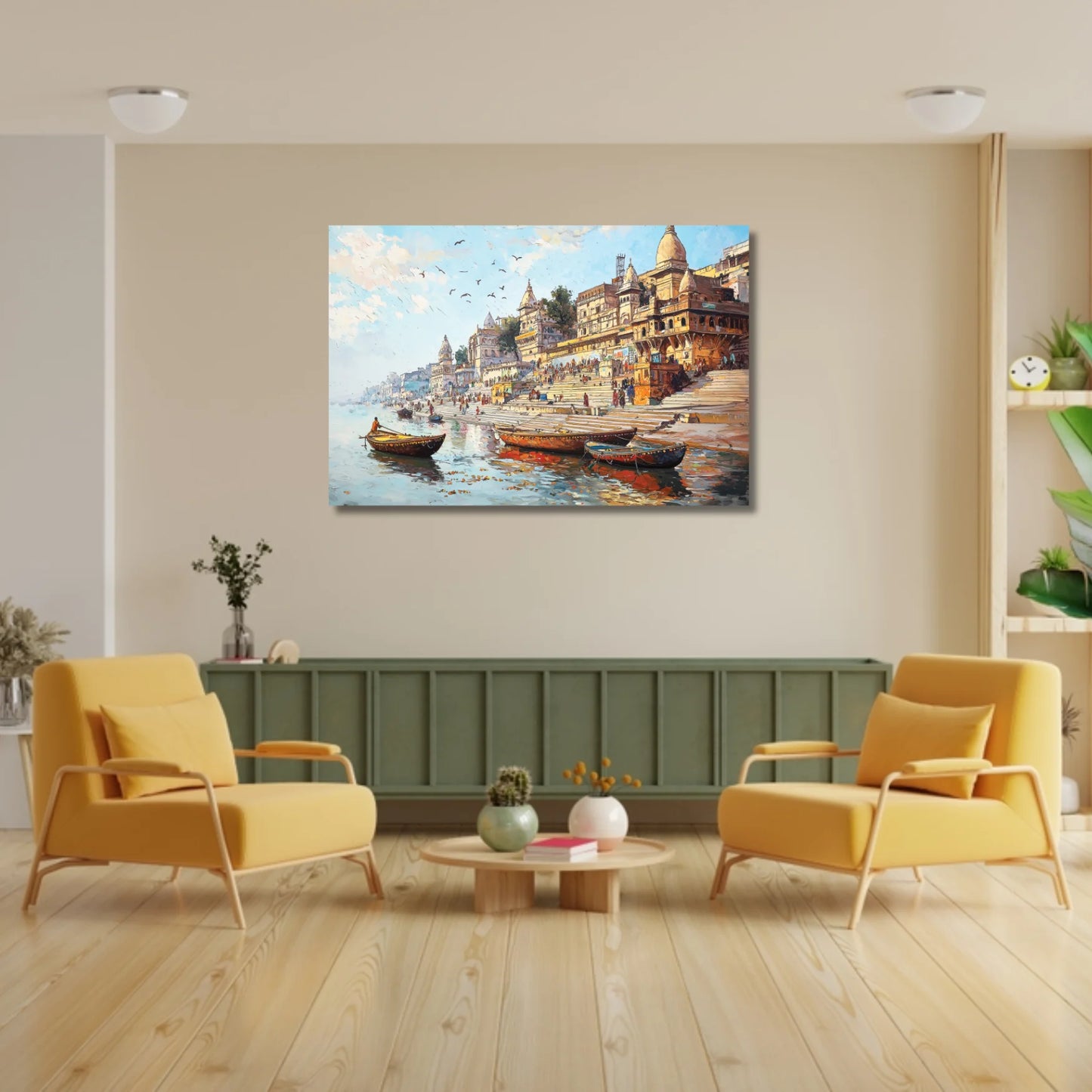 varanasi ghat painting