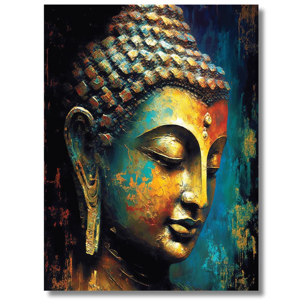 Gautam Buddha Canvas Wall Painting