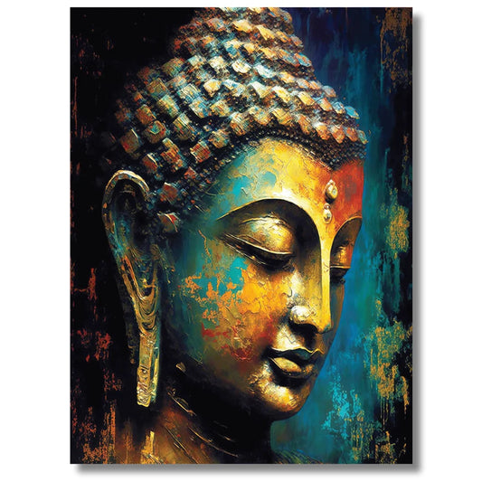 Gautam Buddha Canvas Wall Painting
