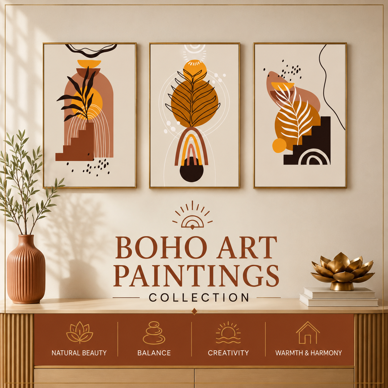 Boho Art Paintings