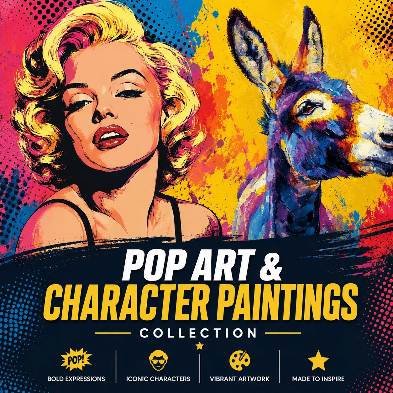POP art paintings