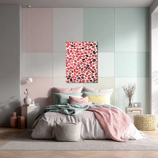 A million kisses in your lifetime canvas painting