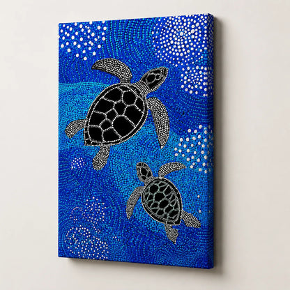 Aboriginal Turtle Painting