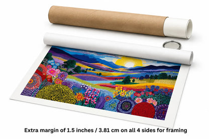 Aboriginal Wall Art Rolled