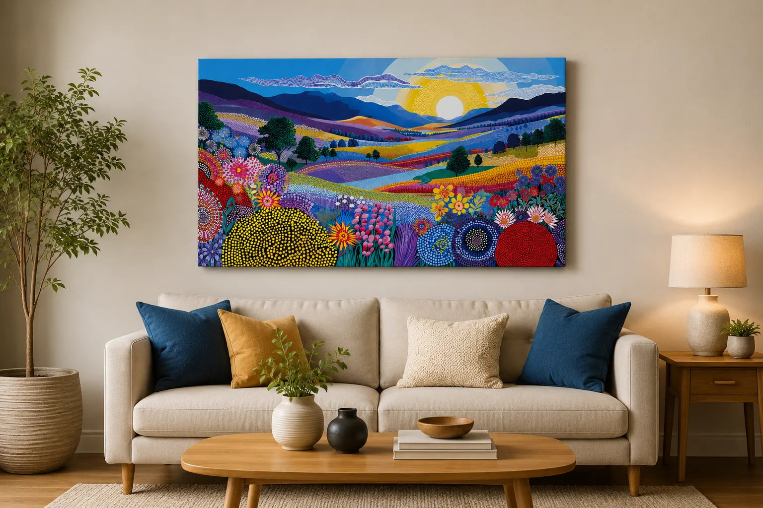 Aboriginal Wall Art for living room