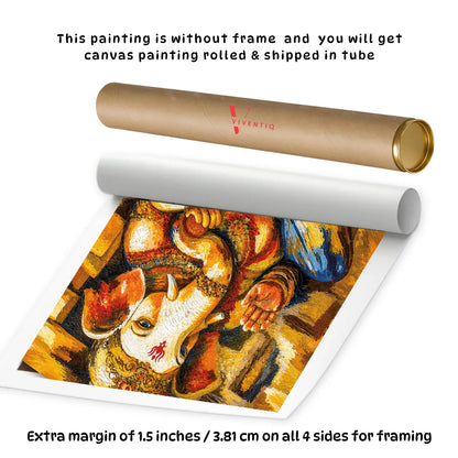 Abstract Ganesha Painting of God