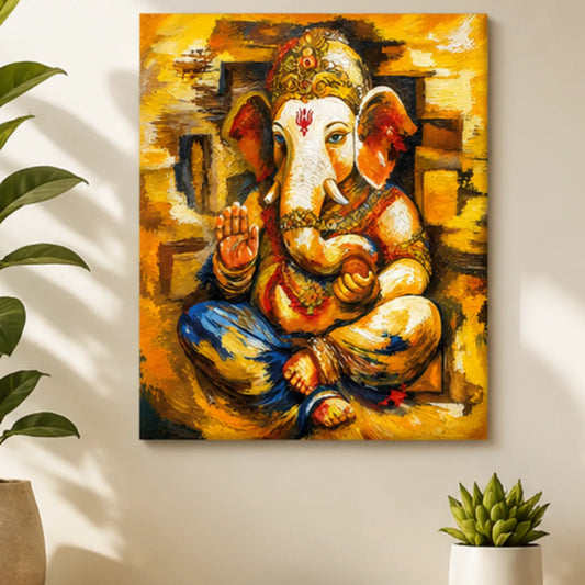 Abstract Ganesha Painting wall decor