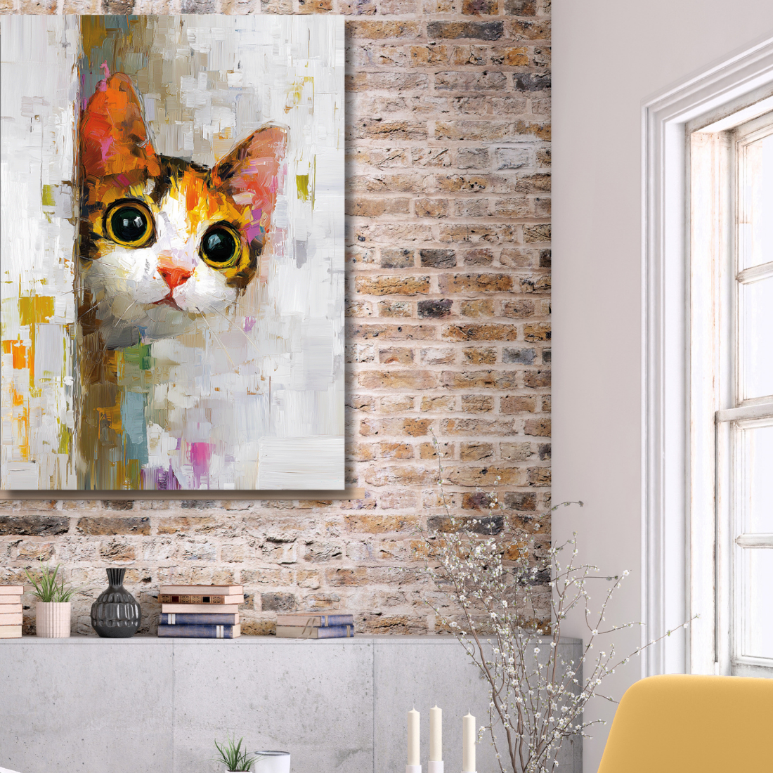 Cat painting