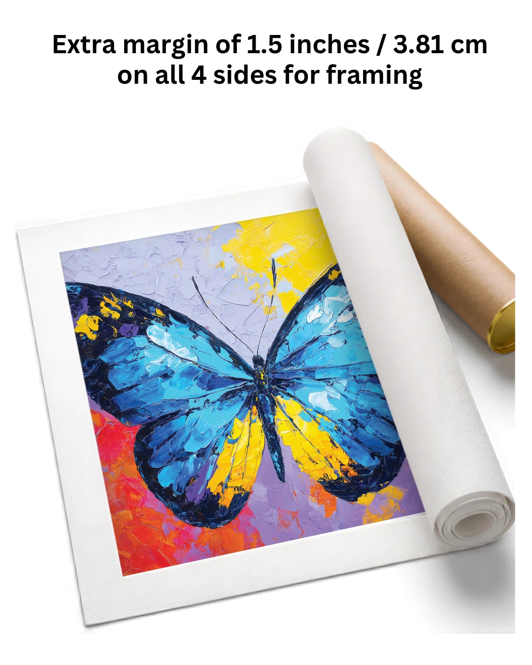 Colorful Butterfly Painting for wall 