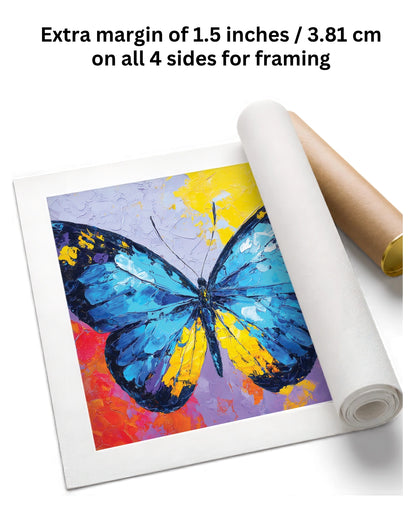 Colorful Butterfly Painting for wall 