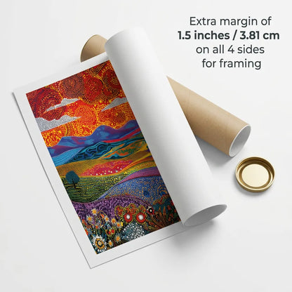 Aboriginal Painting nuseum grade canvas