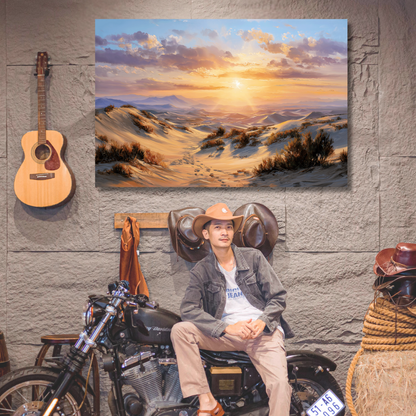 Desert wall painting