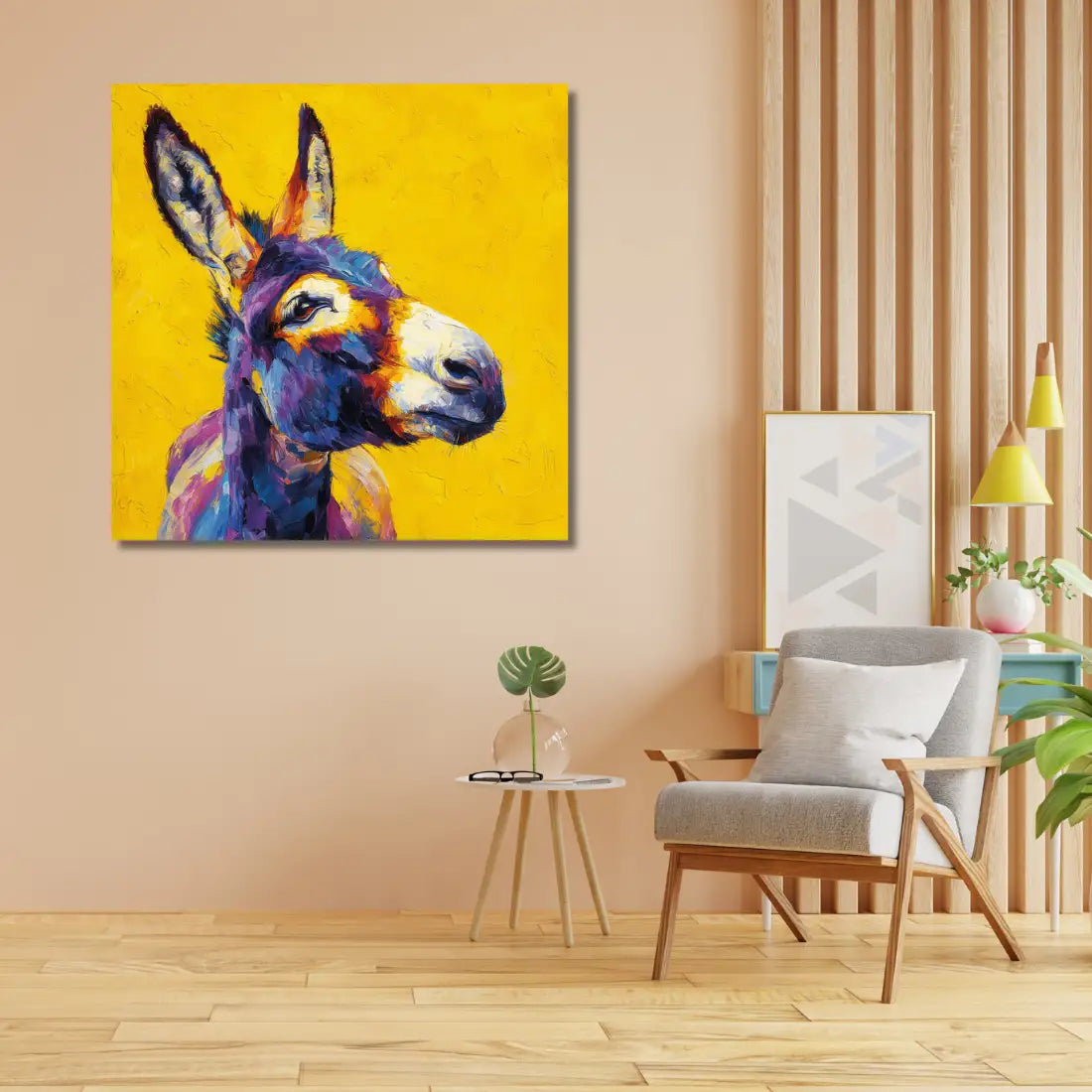 Donkey Painting| Animal Painting| Painting for Wall Decoration| Donkey Canvas Wall Art| Donkey Canvas Painting| Canvas Painting| Painting of a Donkey