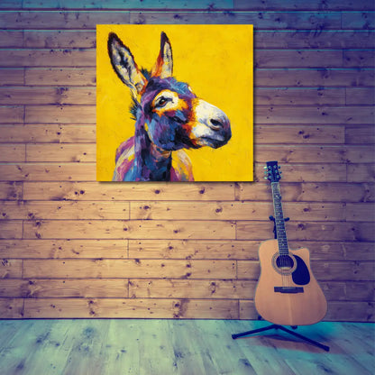 Donkey painting for home decor