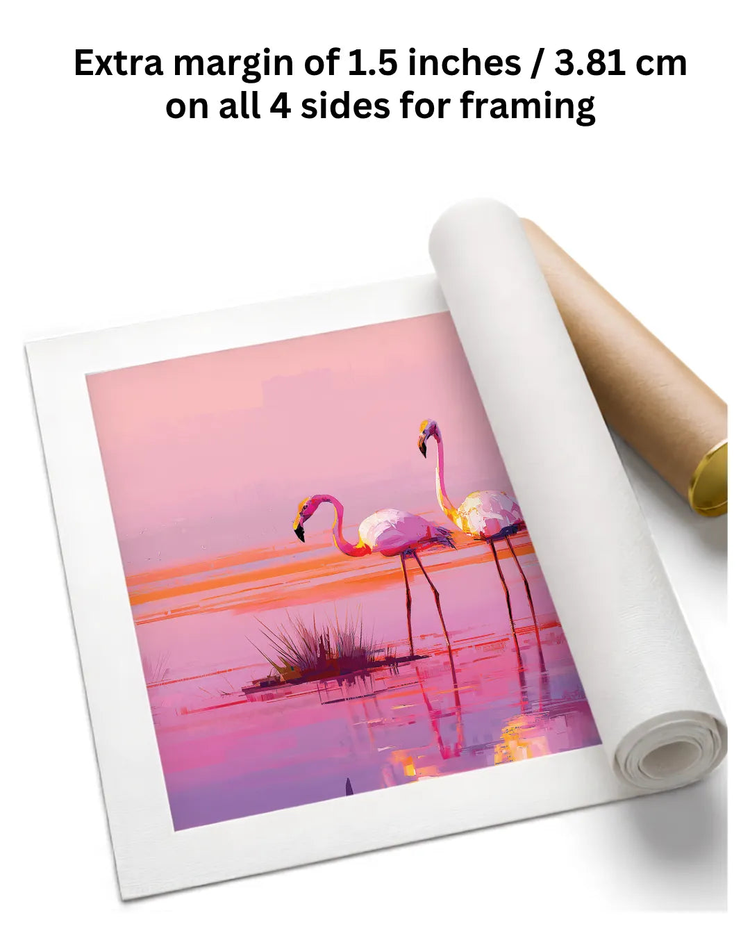 Bird Painting and a Flamingo Wall Art