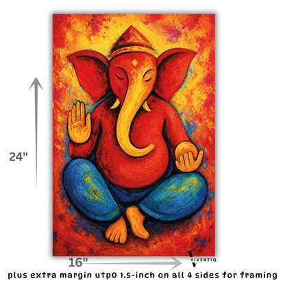 Ganesha Wall Painting home decor
