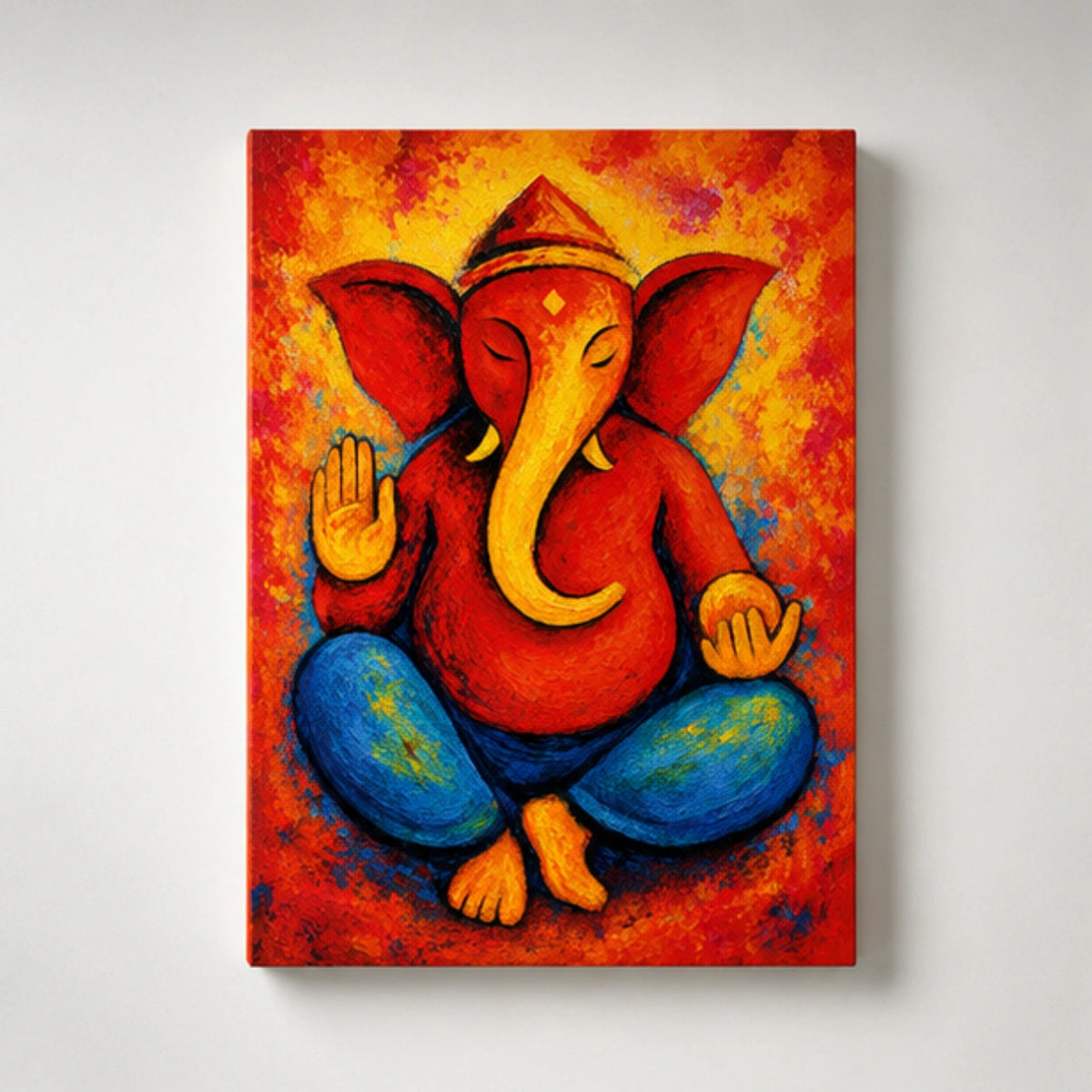 Ganesha Wall Painting on frame