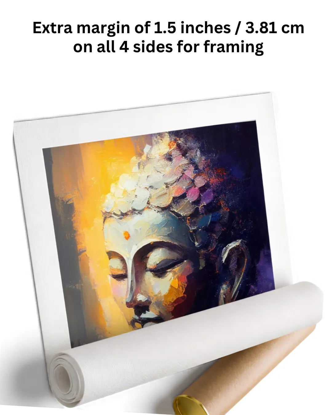 Gautam Buddha Painting Vastu Canvas