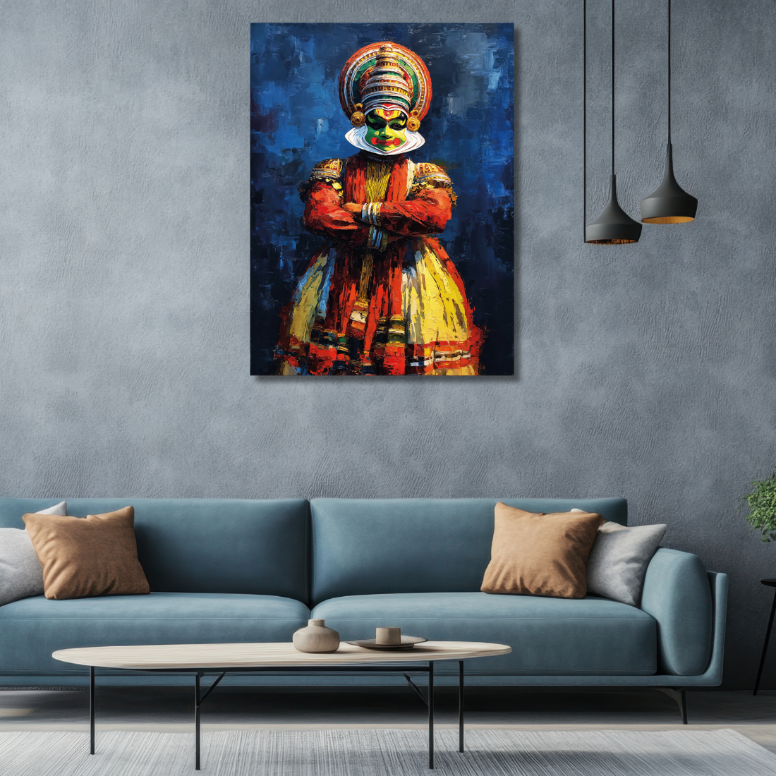Kathakali canvas painting