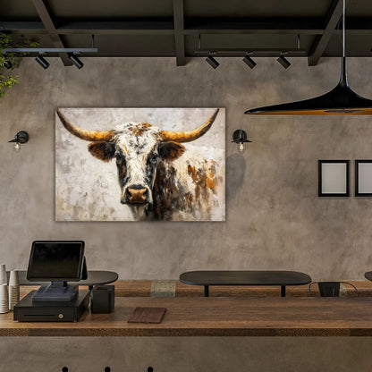 Longhorn Painting for Living Room