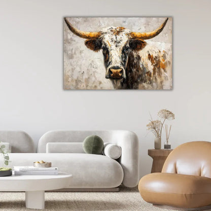 Longhorn Painting for Living Room vastu