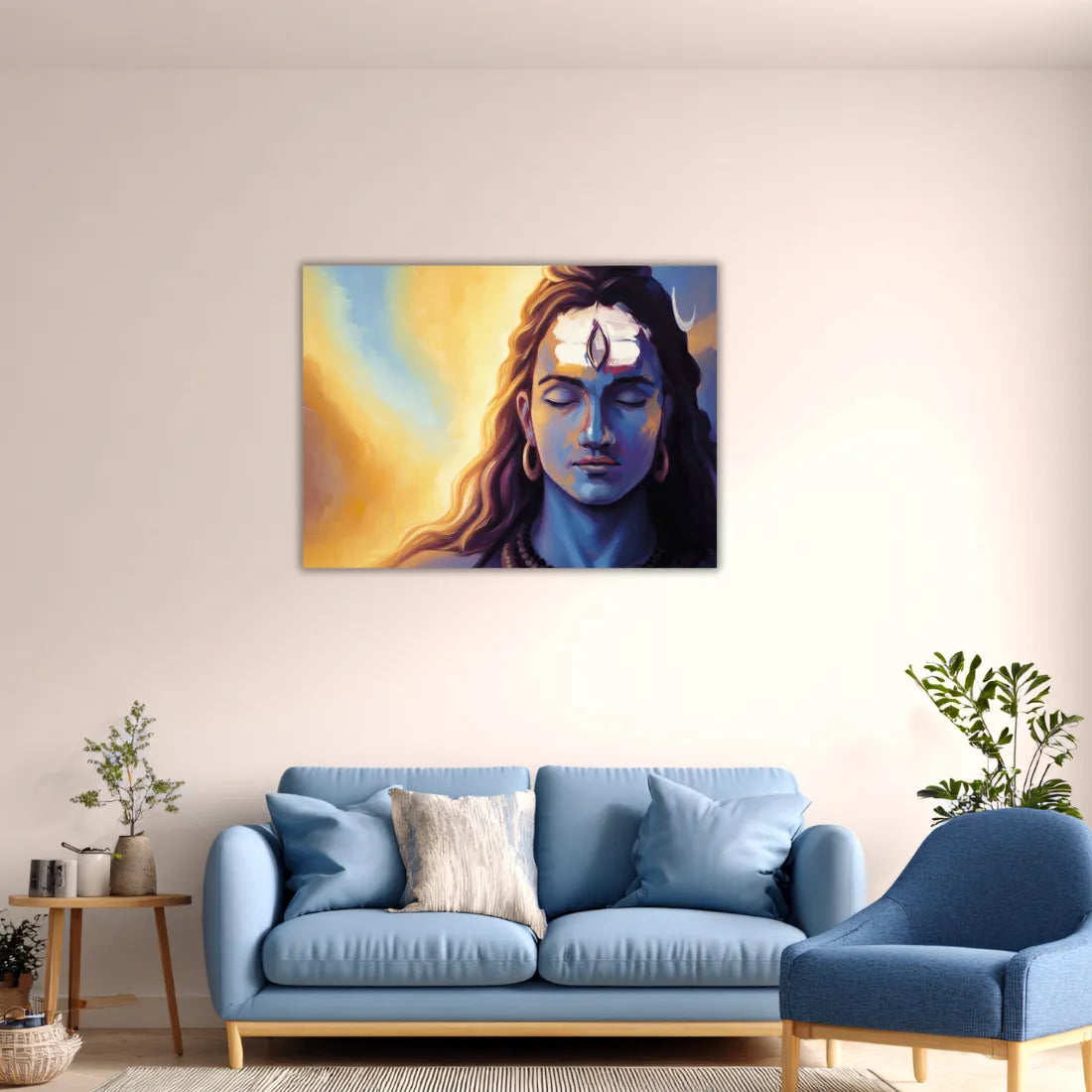 Lord Shiva wall painting