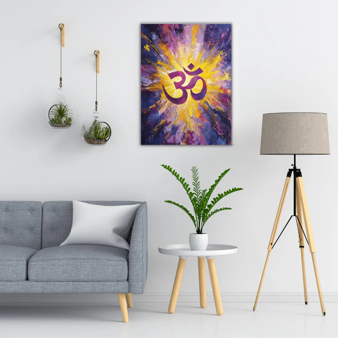 Om painting for wall decor home