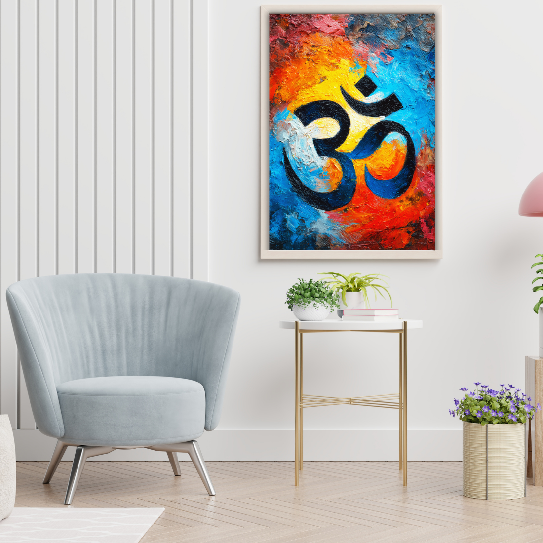 Om painting for hallway