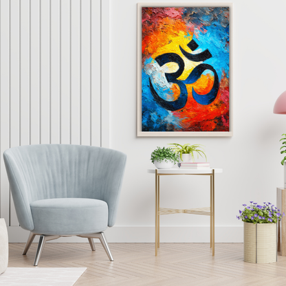 Om painting for hallway