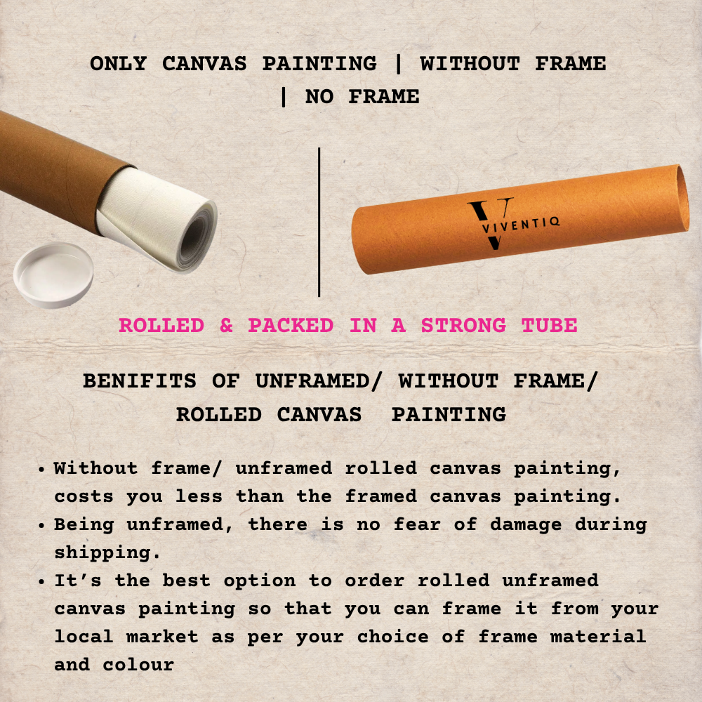 Boho Painting| Canvas Boho Art Waterfall Painting| Nature Vastu Painting for Living Room| Boho Painting for Wall| Boho Vastu Painting