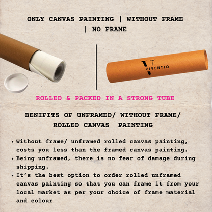 Boho Painting| Canvas Boho Art Waterfall Painting| Nature Vastu Painting for Living Room| Boho Painting for Wall| Boho Vastu Painting