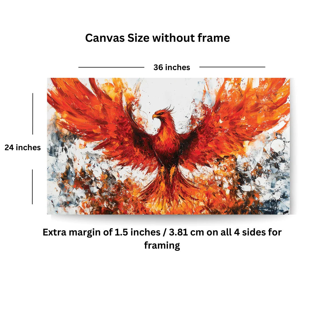 Phoenix Bird Painting for decoration of wall