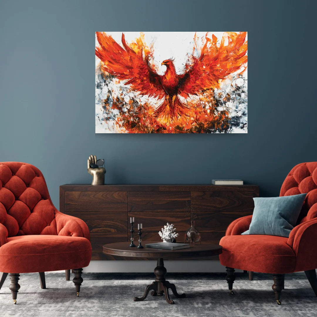 Phoenix Bird Painting for wall