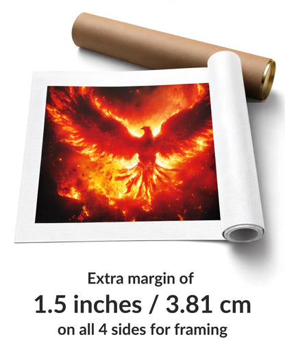  Phoenix Painting for Living Room rolled