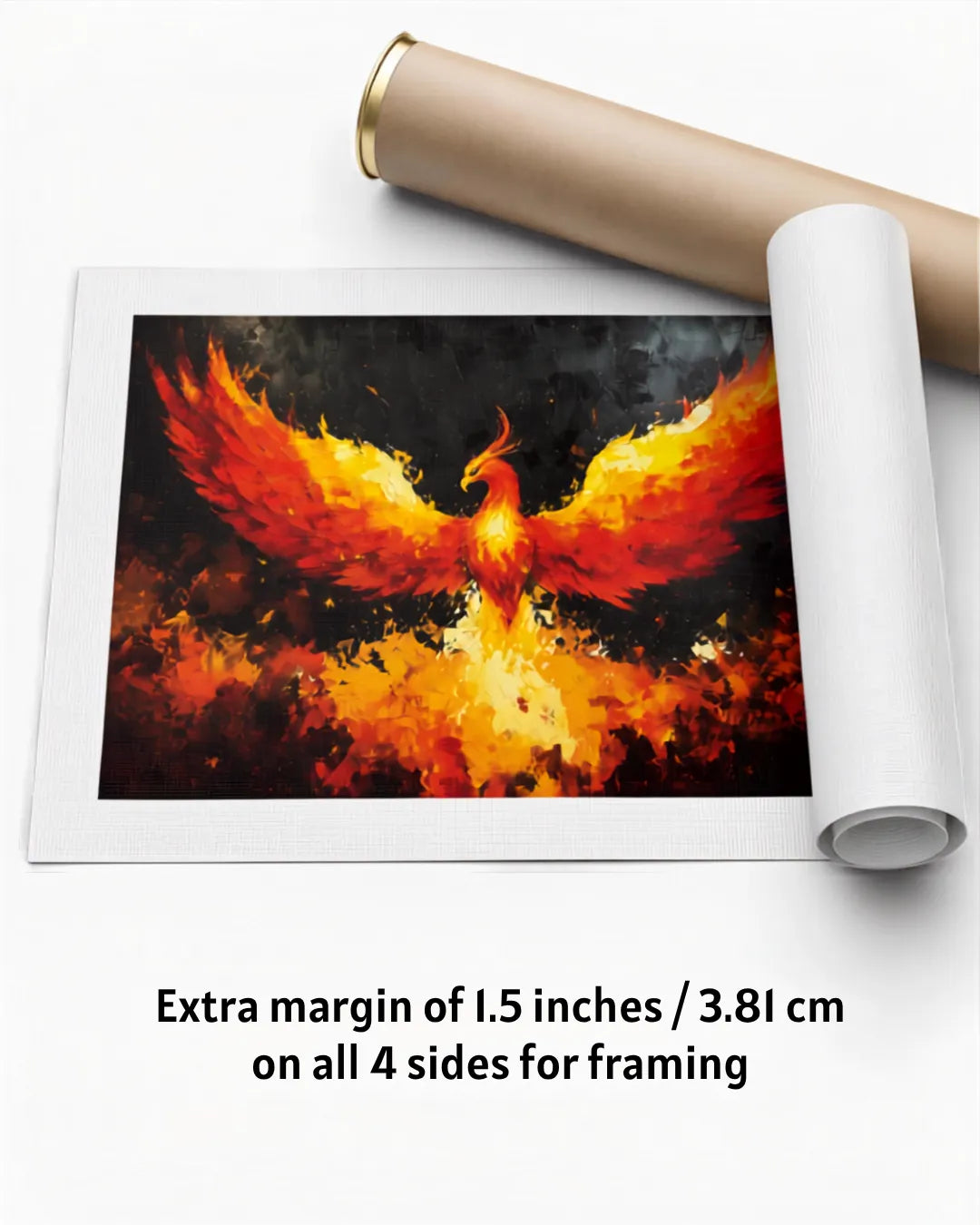 Phoenix Painting Vastu| Canvas Phoenix Painting for Wall Decoration