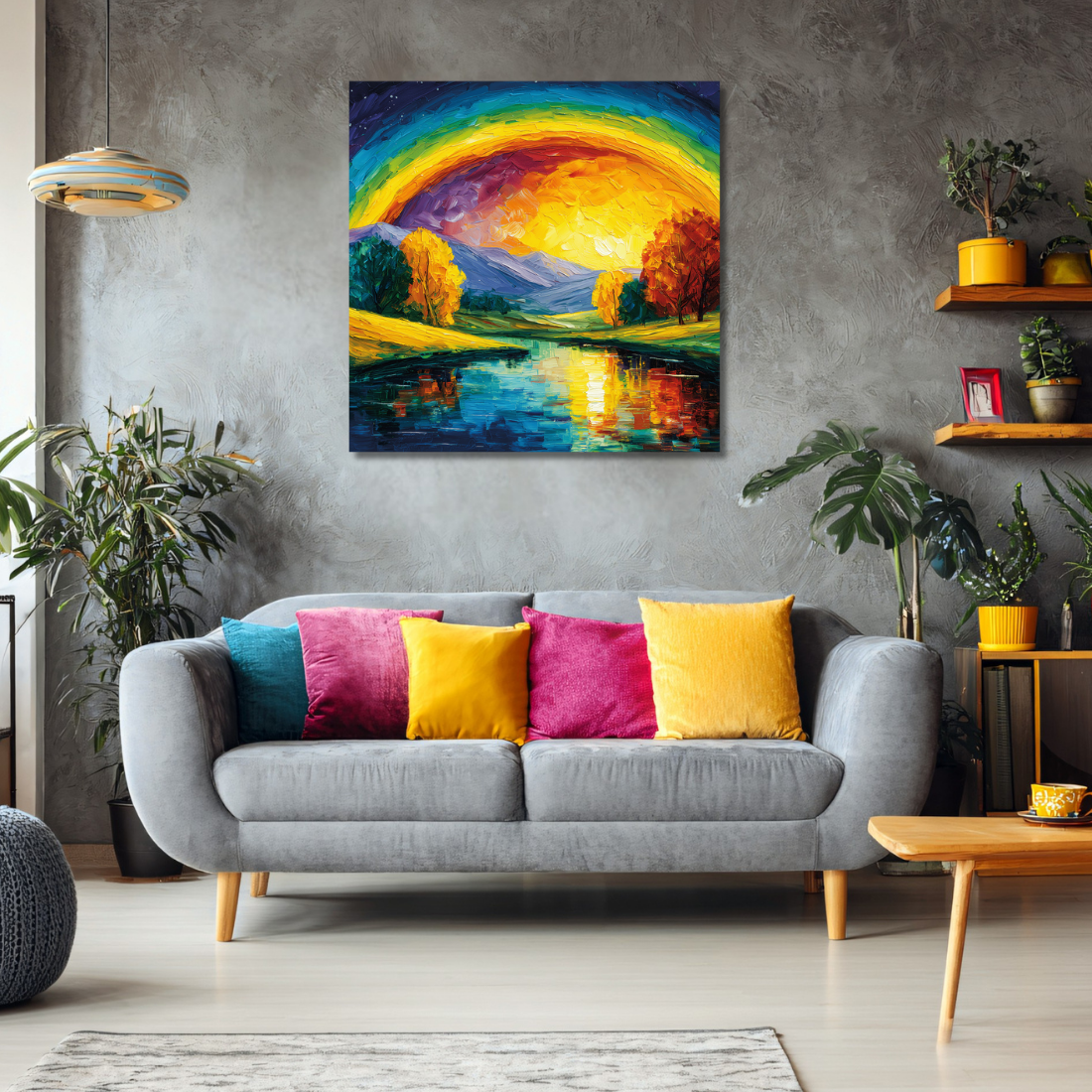 Rainbow painting