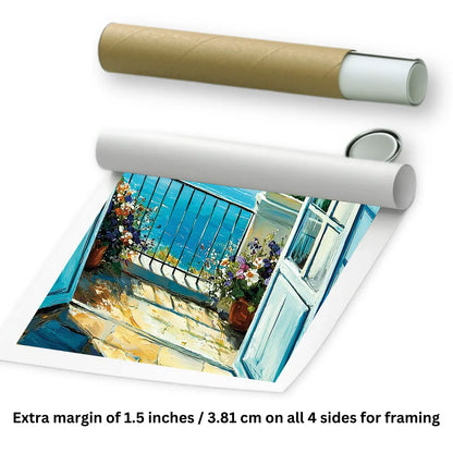 Rolled Open Door Painting