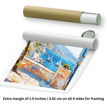 Rolled open door vastu art painting