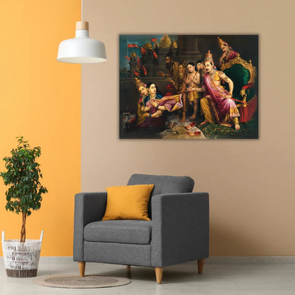 Sita Bhumi Parvesh Painting