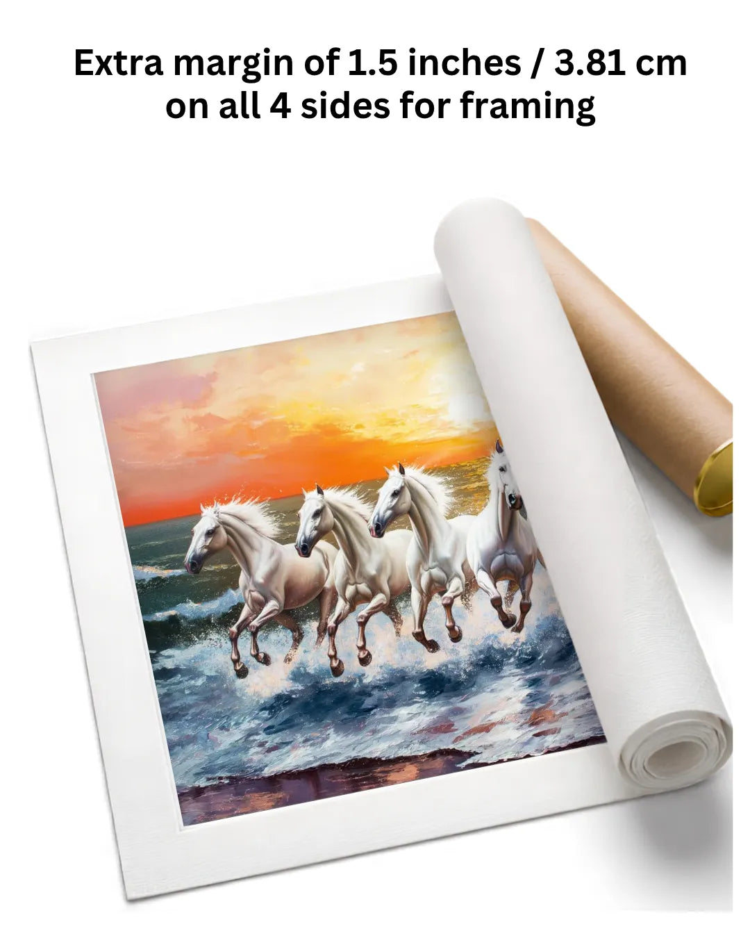 Surya Rath Seven Horse Painting for wall